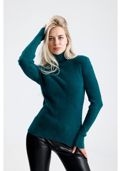 Balıkçı Yaka Sakallı Triko Kazak modelleri