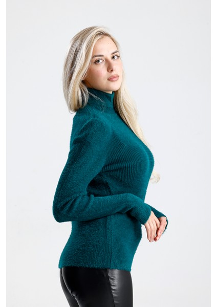 Balıkçı Yaka Sakallı Triko Kazak