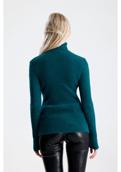 Balıkçı Yaka Sakallı Triko Kazak