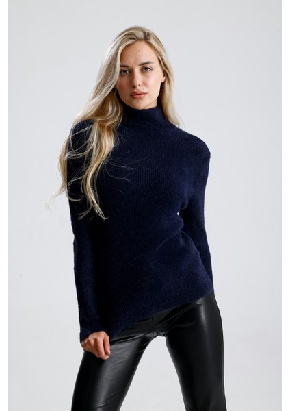 AYMİSS MODA Balıkçı Yaka Sakallı Triko Kazak modelleri