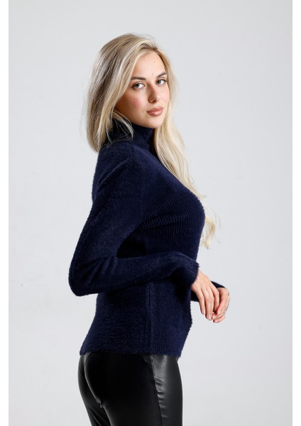 AYMİSS MODA Balıkçı Yaka Sakallı Triko Kazak indirimleri