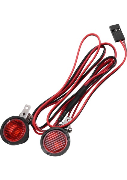 LED Işıklar Parlak Farlar 1/10 Rc Craıl Car Trx4 Trx6 Trx6 Eksenel SCX10 90046 Yuvarlak 2led Kırmızı Işık (Yurt Dışından)