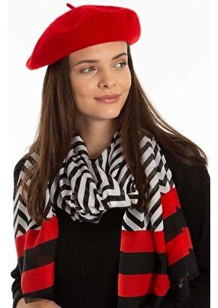 Kırmızı Fransız Ressam Keçe Bere fiyatları