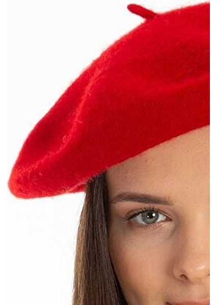 Kırmızı Fransız Ressam Keçe Bere modelleri