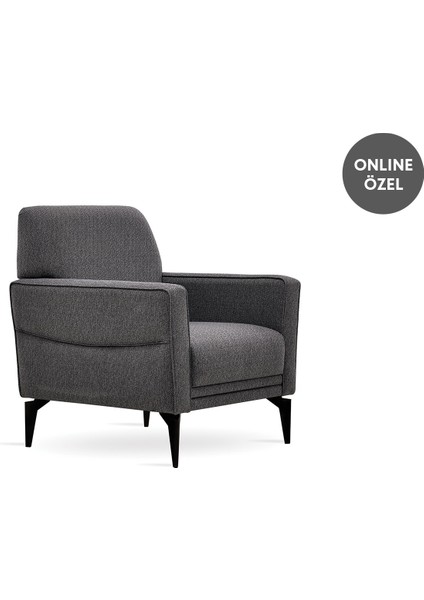 Forte Plus Berjer, Keten Dokulu - Gri modelleri