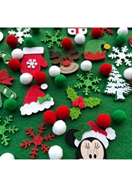 Yılbaşı Süsü Karışık Figür Ponpon 25 Parça fiyatları