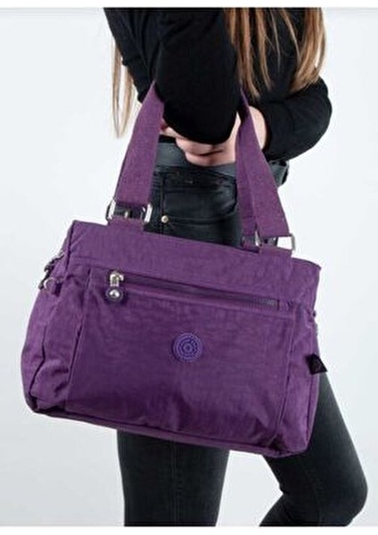 Kipling Kadın Çanta Mor Suni Deri Su Geçirmez Ergonomik Tasarım ile Şık Kullanım