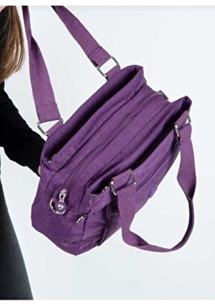 Kipling Kadın Çanta Mor Suni Deri Su Geçirmez Ergonomik Tasarım ile Şık Kullanım fiyatları