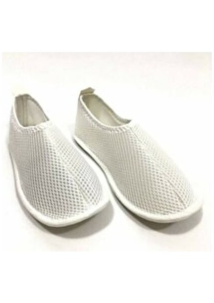 Patik - Fileli Tavaf Patiği - Hac Patiği - Umre Patiği - Beyaz Renk - 38 Numara