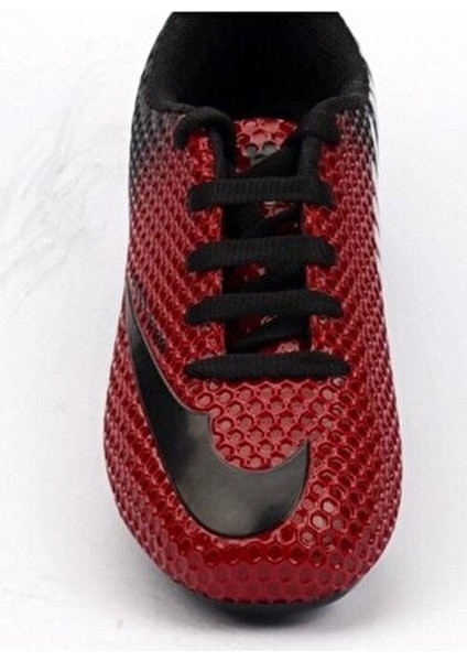 401 Kırmızı Krampon Çim Erkek Çocuk Futbol Ayakkabı Plastik Malzeme ile Üretilmiş KR1602 modelleri