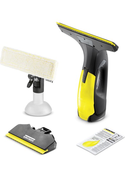 WV2 Black Edition Şarjlı Cam Temizleyici 35 Dakika Çalışma Süresi Ergonomik Tasarım