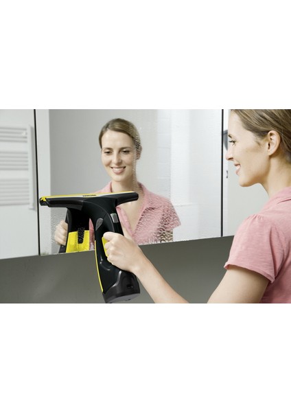 WV2 Black Edition Şarjlı Cam Temizleyici 35 Dakika Çalışma Süresi Ergonomik Tasarım