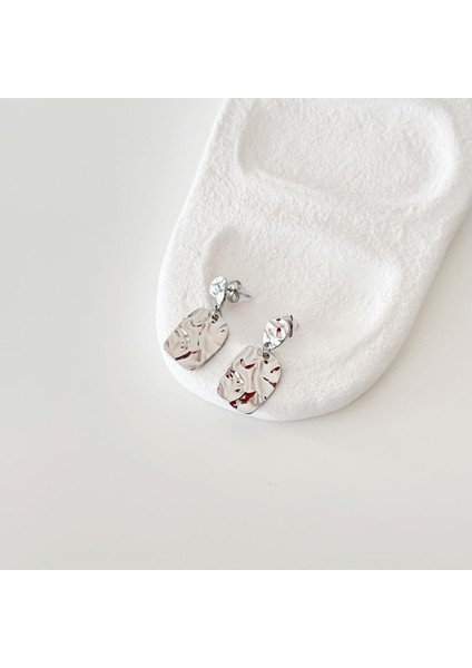 Plate Gri Çelik Küpe fiyatları