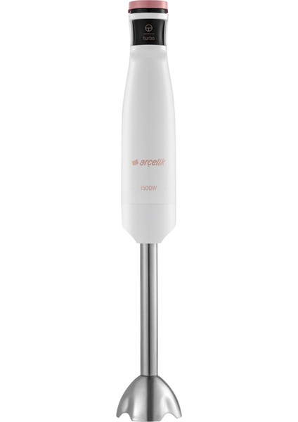 Resital HB 6150 El Tipi Blender 1500 W, 1,7 Lt Kapasiteli, Turbo Fonksiyonlu, Dayanıklı Beyaz Plastik Gövde