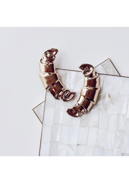 Piega Gold Çelik Küpe