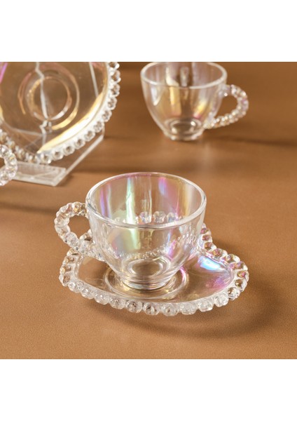 Rory Lüsterli Cam 6 Kişilik Kahve Fincan Takımı 80 ml modelleri