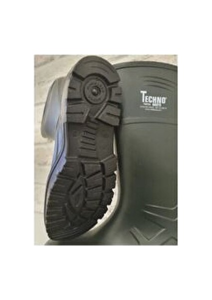 Techno %100 Su Geçirmez Unisex O4 Çelik Burunsuz Çeliksiz Iş,tarım,çiftçi,balıkçı Poliüretan Çizme fırsatları