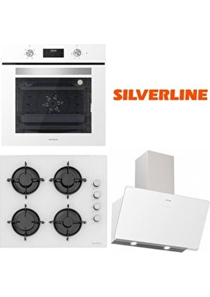 Beyaz Cam Ankastre Set BO6502W02 - CS5349W01 - 3457 Soho