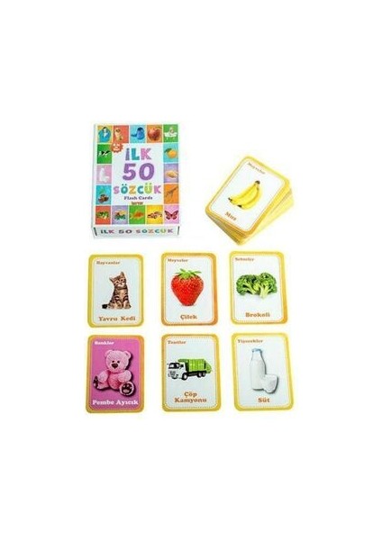 0-3 Yaş Zeka Kartları Seti - 3 Adet fırsatları