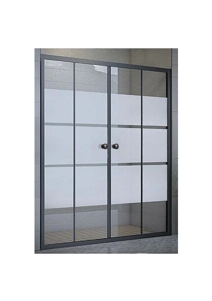 Duşakabin Ön Cephe Siyah Kumlama Box Desen modelleri