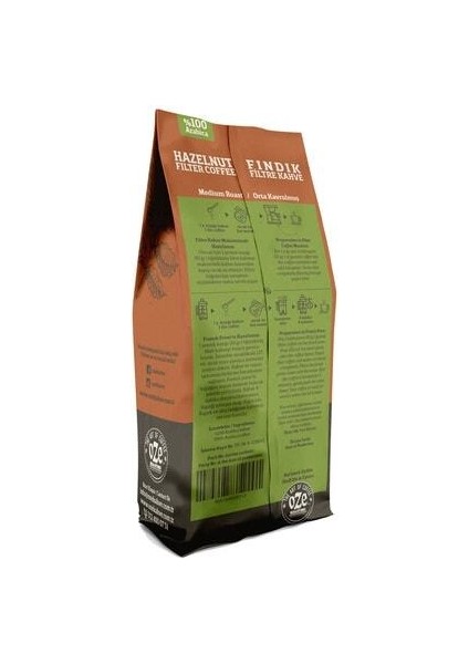 Fındık Aromalı Filtre Kahve 250G modelleri