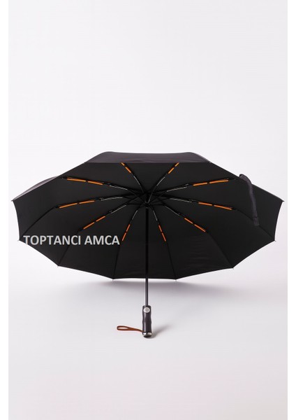 Deri Kılıflı Ahşap Sap Otomatik Fonksiyon Açma Kapama 10 Fiber Telli (Çift Telli) Kaliteli Şemsiye fiyatları