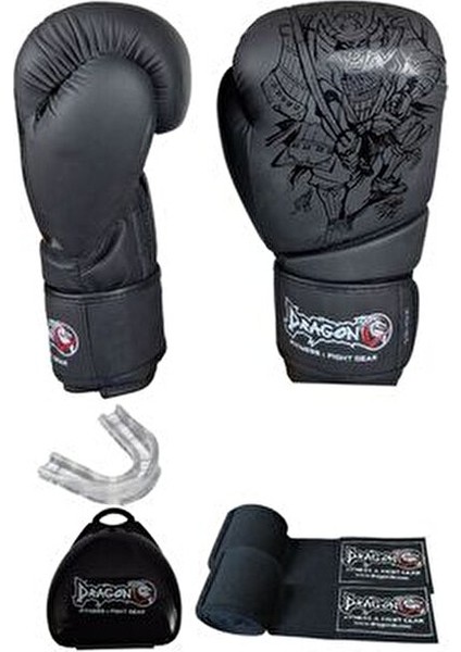 Yakuza Kick Boks Eldiveni Boks Eldiveni Muay Thai Eldiveni -3,5metre Boks Bandajı Şeffaf Dişlik