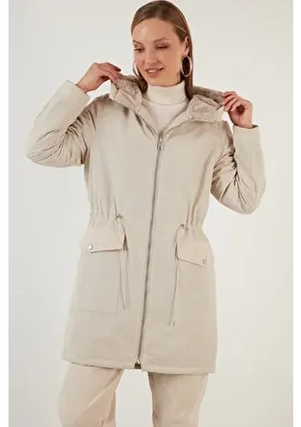 Onldahlia Çift Taraflı Kapüşonlu Mont Mont 15208727