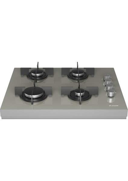 Stoc 828 G Set Üstü Ocak 4 Gözlü Cam Yüzey 60 cm Gri