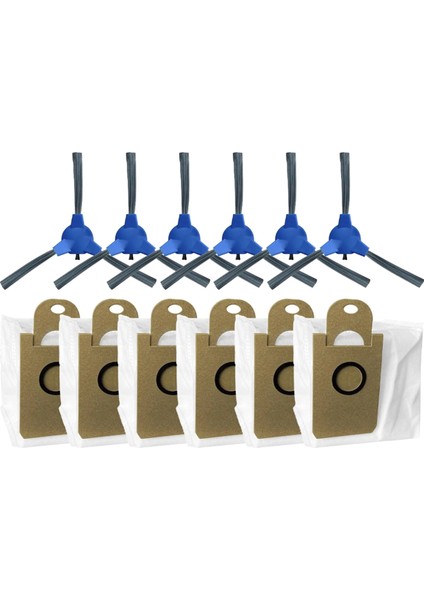 Miwhole M9 Mini Toz Torbaları Yan Fırça Vakum Süpürge Yedek Aksesuarları (Yurt Dışından)