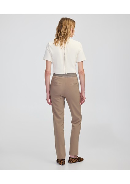 Parlak Şeritli Skinny Fit Pantolon IW6250003227014 modelleri