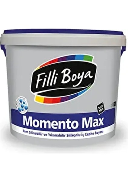 Kırık Beyaz Momento Max Silinebilir İç Cephe Duvar Boyası Mat 2,5 Lt