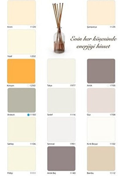 Kırık Beyaz Momento Max Silinebilir İç Cephe Duvar Boyası Mat 2,5 Lt modelleri