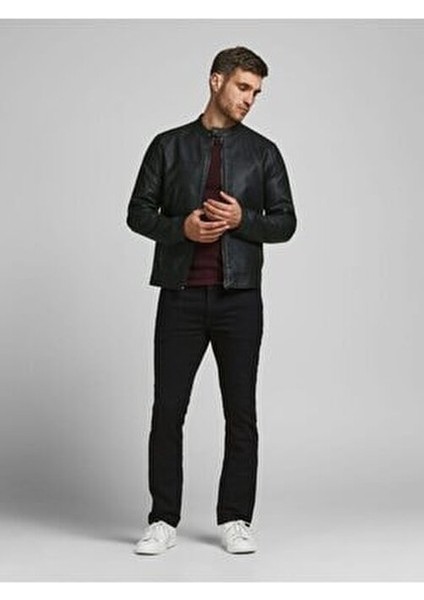 Klasik Suni Deri Ceket 12182461 Jjewarner Jacket Noos modelleri