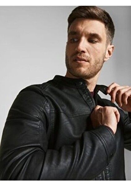 Klasik Suni Deri Ceket 12182461 Jjewarner Jacket Noos