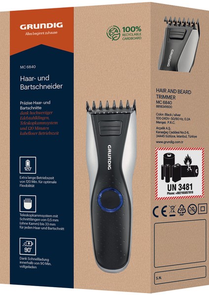 MC 6840 Saç ve Sakal Kesme Makinesi