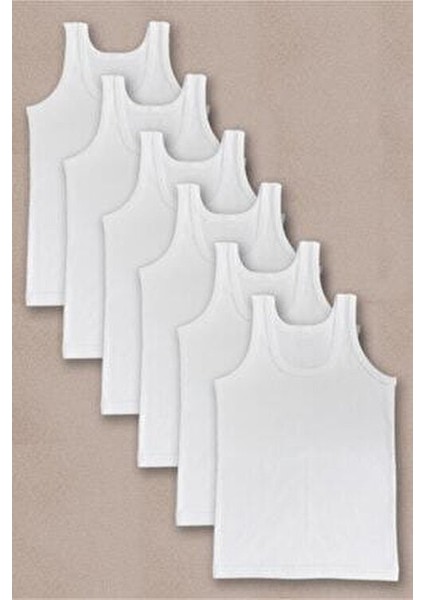 Çocuk Beyaz 12 Adet Atlet