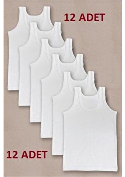 Çocuk Beyaz 12 Adet Atlet fiyatları