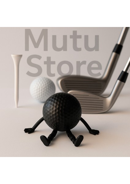 Oturan Sallanan Ayaklı Dekoratif Golf Topu Biblo fiyatları