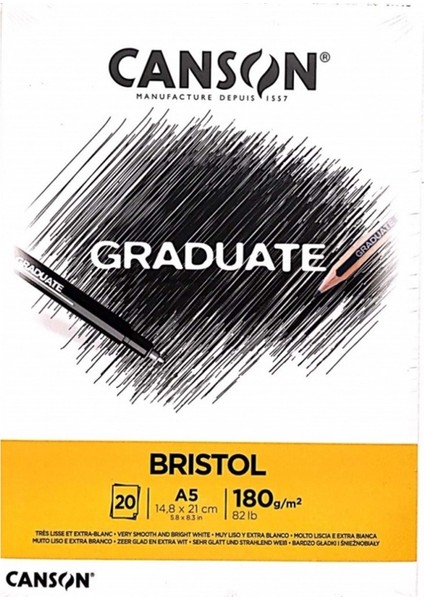 Gradute Brıstol A5 180GR 20 Yaprak
