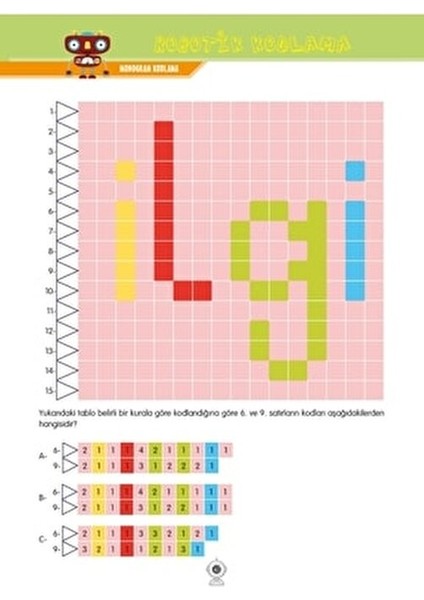 3 Sınıf-(5 Kitap) Set Dikkat ve Zeka Güçlendirme Hızlı Okuma Kitabım Robotik Kodlama indirimleri