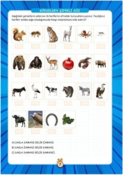 3 Sınıf-(5 Kitap) Set Dikkat ve Zeka Güçlendirme Hızlı Okuma Kitabım Robotik Kodlama