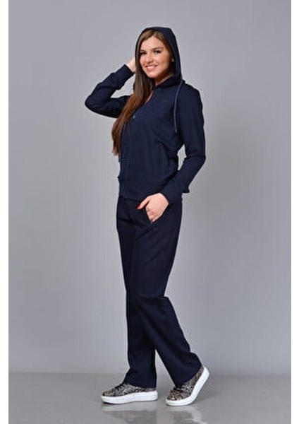 Kadın Lacivert Klasik Eşofman Takımı modelleri