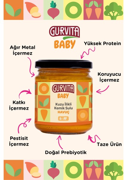 Baby Kuzu Ilikli Kemik Sulu Karışık Paket 165 gr 6'lı fiyatları