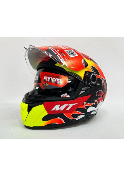 Thunder 4sv Yamanaka B3 Şefaf Vizörlü Kask Mat Renk - Iç Güneş Vizörlü fiyatları