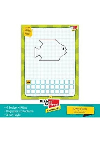 Algoritma Temelli Adım Adım Robotik Kodlama 4lü Kitap Seti Kitabı Komisyon Robotik Kodlama 6-8 Yaş indirimleri