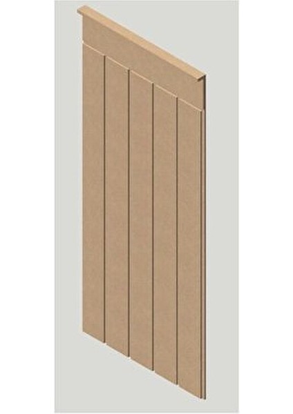 Duvar Paneli 45 cm Genişlik x 102 cm Ham Mdf Duvar Panel