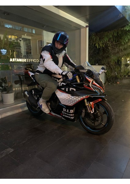 Cfmoto 450SR Kaplama Motosiklet Sticker Etiket Modeli Honeycomb modelleri