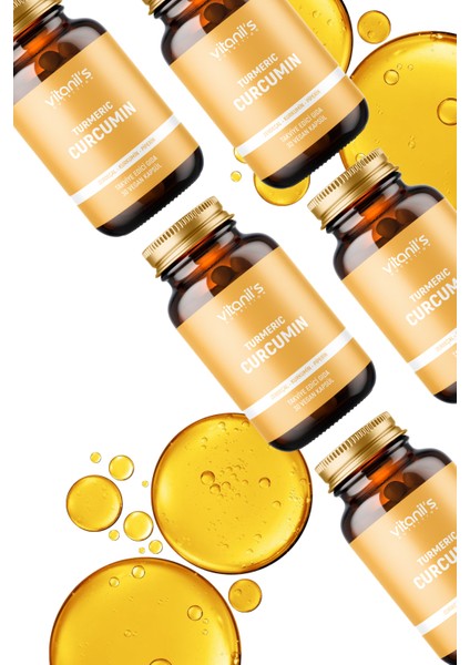 Türmeric Curcumin (Zerdeçal ve Piperin) 30 Vegan Kapsül fırsatları