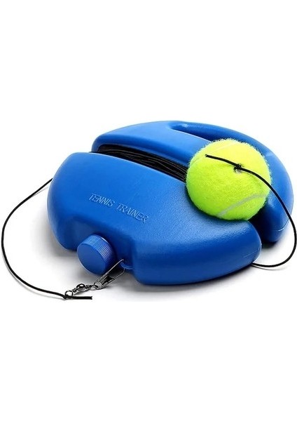 Şasi Tenis Topu Tarzı Tenis Eğitmeni Ribaund Topu Halat Eğitmeni ile Set Süpürgelik Ken (Yurt Dışından)